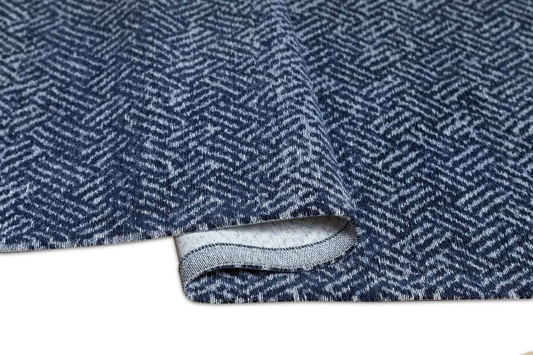 Moderner Teppich PORTO NAVY - Waschbarer Teppich – Bild 4